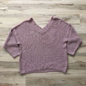 Suzy Shier Pink V-Neck Sweater